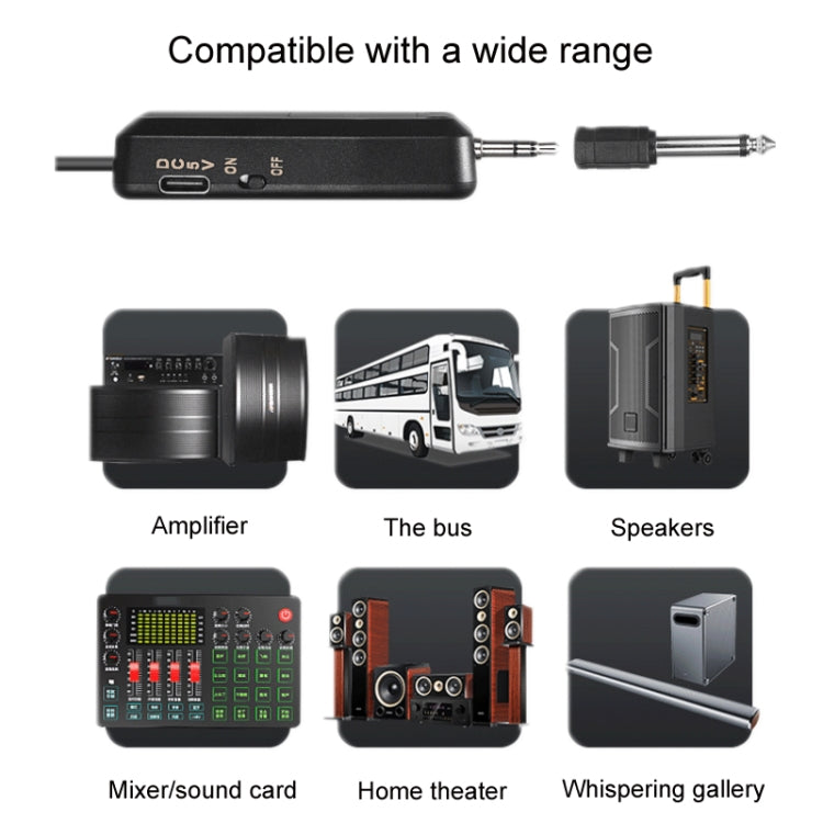 One For One UHF Wireless Headset Microphone Lavalier Headset Amplifier - Consumer Electronics by buy2fix | Online Shopping UK | buy2fix