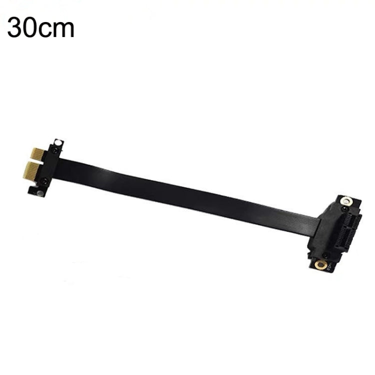 PCI-E 3.0 1X 180-degree Graphics Card Wireless Network Card Adapter Block Extension Cable, Length: 30cm -  by buy2fix | Online Shopping UK | buy2fix