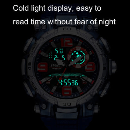 SMAEL 1921 Outdoor Sports Waterproof Men Luminous Time Watch Electronic Watch(Army Green) - LED Digital Watches by SMAEL | Online Shopping UK | buy2fix