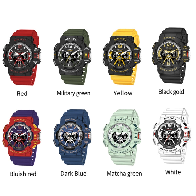 SMAEL 8065 Waterproof Sports Multifunctional Luminous Watch Men(Red) - Sport Watches by SMAEL | Online Shopping UK | buy2fix