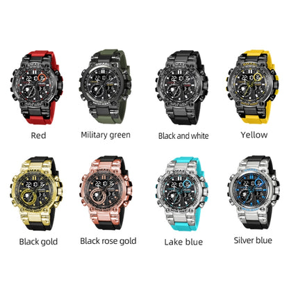 SMAEL 1803B Outdoor Waterproof Multifunctional Alloy Sports Watch(Red) - Sport Watches by SMAEL | Online Shopping UK | buy2fix
