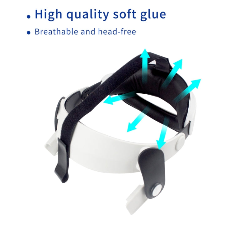 For Oculus Quest 2 VR Glasses Adjustable Improve Comfort Elite Head Strap - Consumer Electronics by buy2fix | Online Shopping UK | buy2fix