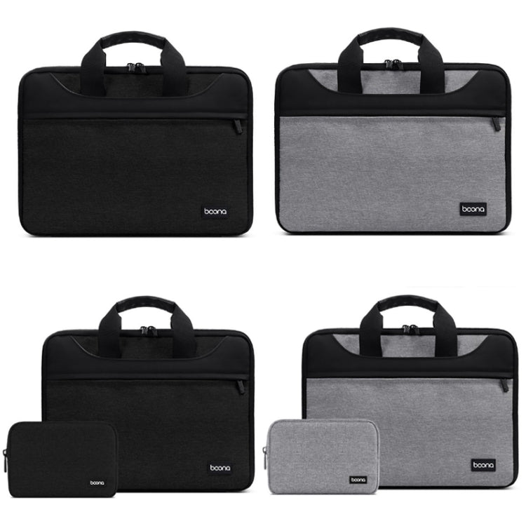 Baona BN-I003 Oxford Cloth Full Open Portable Waterproof Laptop Bag, Size: 14/15/15.6 inches(Black+Power Bag) -  by Baona | Online Shopping UK | buy2fix