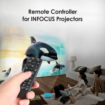 For InFocus IN112 IN114 IN124 IN3136 Projector 2pcs Remote Control - Consumer Electronics by buy2fix | Online Shopping UK | buy2fix