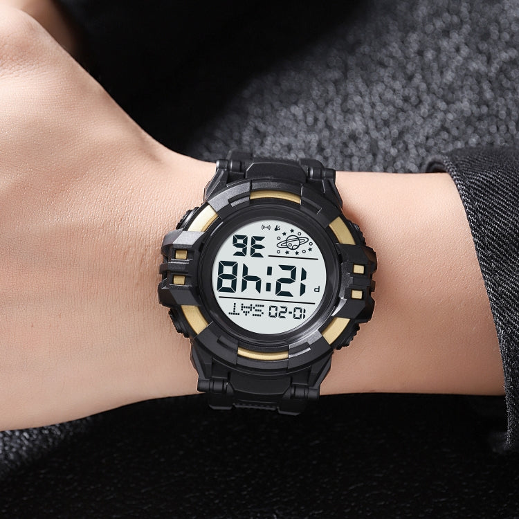 SKMEI 2003 Multifunctional Back Light Sports Watch Mens Countdown Date Alarm Clock Watch(Silver Black Machine) - LED Digital Watches by SKMEI | Online Shopping UK | buy2fix