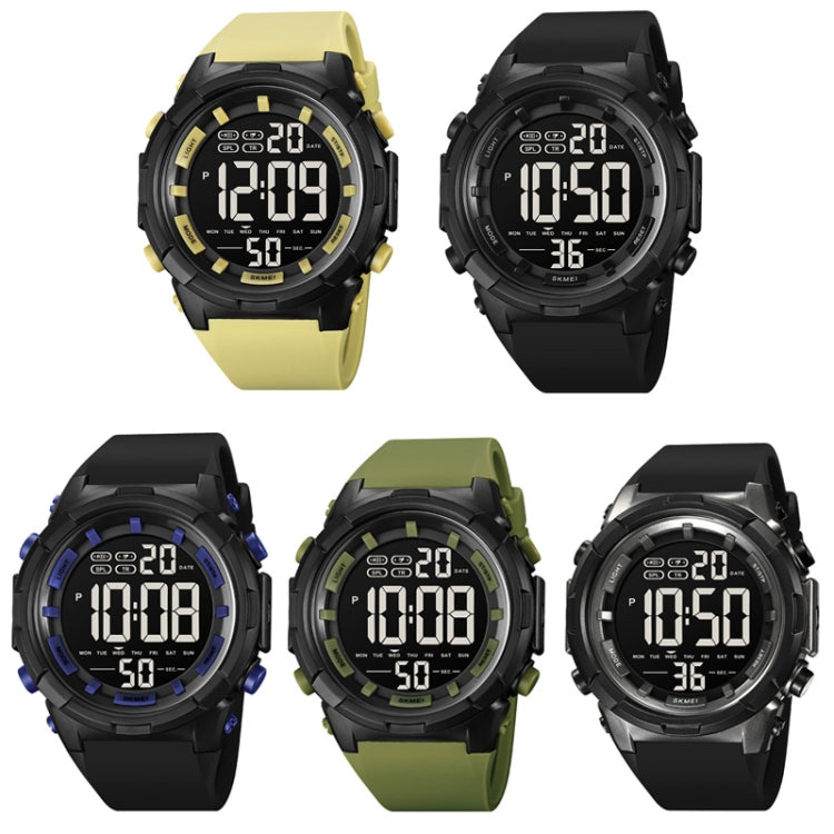 SKMEI 1845 Outdoor Waterproof Large Dial Multifunctional Sports Men Watch(Black) - Sport Watches by SKMEI | Online Shopping UK | buy2fix