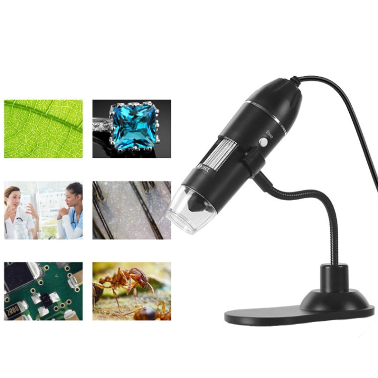 A8 50X-1000X USB Hose Stand Digital Microscope LED Light Handheld Portable Microscope - Consumer Electronics by buy2fix | Online Shopping UK | buy2fix