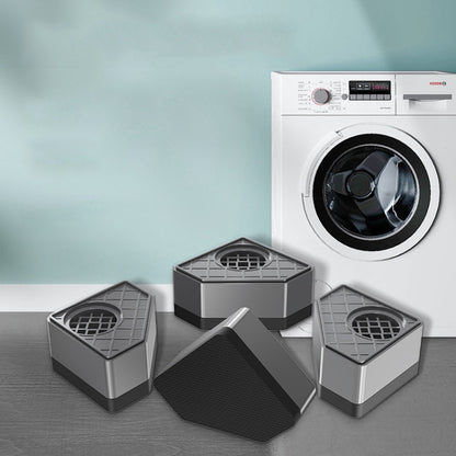 4pcs Single-layer BS-XYJJD Household Washing Machine Refrigerator Non-slip Shock-absorbing Floor Mat - Washing Machines & Parts by buy2fix | Online Shopping UK | buy2fix