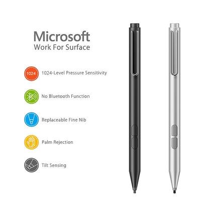 F94S For Microsoft Surface Series Stylus Pen 1024 Pressure Level Electronic Pen(Black) - Pencil Accessories by buy2fix | Online Shopping UK | buy2fix