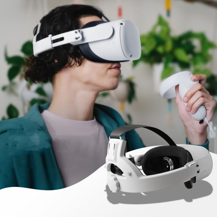 Hifylux Q2-TD79 For Oculus Quest 2 Decompression Comfortable Headband Set VR Glasses Accessories(White) - Consumer Electronics by buy2fix | Online Shopping UK | buy2fix