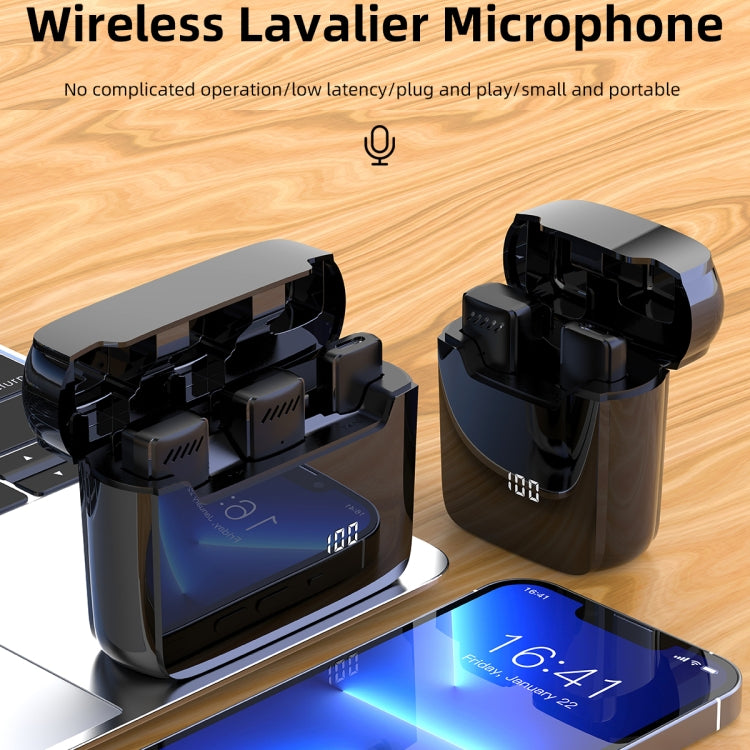 S11 Single Microphone 8 Pin Interface Wireless Lavalier Noise Canceling Microphone with Charging Case - Consumer Electronics by buy2fix | Online Shopping UK | buy2fix