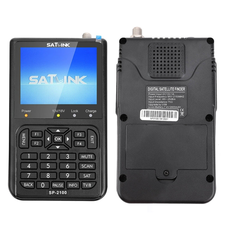 SATLINK SP-2100 HD Finder Meter Handheld Satellite Meter(UK Plug) -  by SATLINK | Online Shopping UK | buy2fix