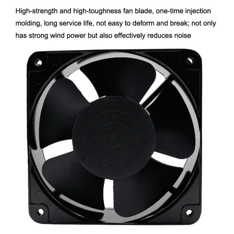 FP20060 110V 20cm Chassis Cabinet Metal Case Low Noise Cooling Fan - Fan Cooling by buy2fix | Online Shopping UK | buy2fix