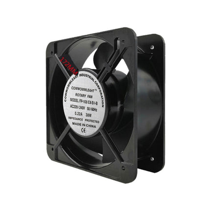 220V 38W 15cm Roller Chassis Electrical Cabinet Shaft Oil Bearing Fan - Fan Cooling by buy2fix | Online Shopping UK | buy2fix