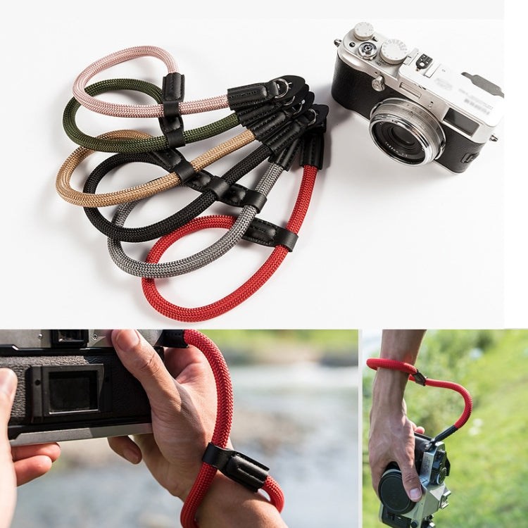 Climbing Rope Camera Wrist Strap SLR Camera Wear-resistant Bracelet(Light Brown) - Camera Strap by buy2fix | Online Shopping UK | buy2fix