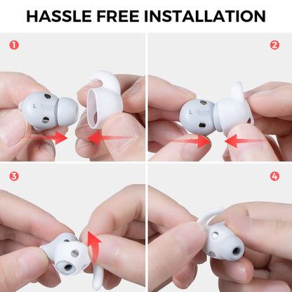 For Beats Studio Buds AhaStyle PT172 Earphone Silicone Ear Caps, Style: Earcap (Black) - Anti-dust & Ear Caps by AhaStyle | Online Shopping UK | buy2fix