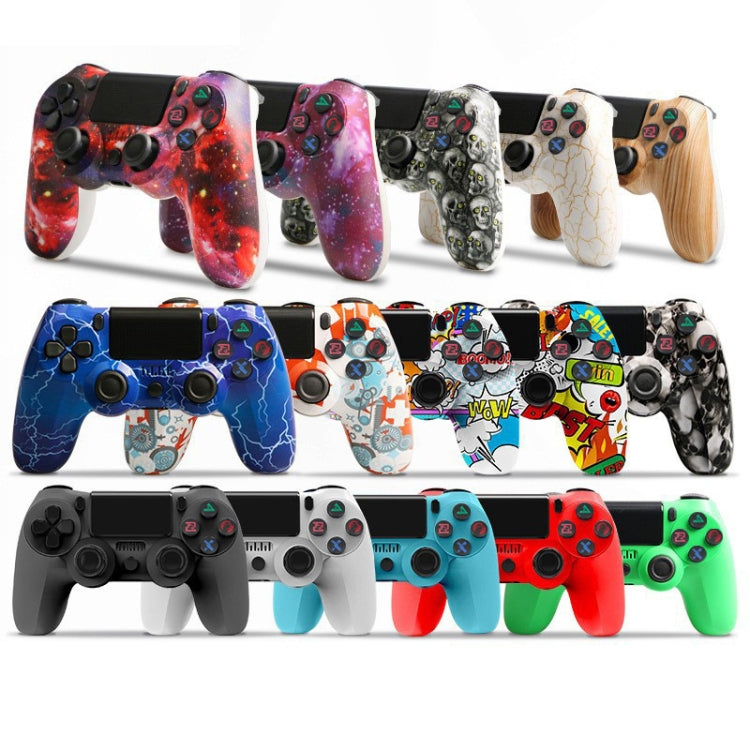 For PS4 Wireless Bluetooth Game Controller With Light Strip Dual Vibration Game Handle(Line) - Gamepads by buy2fix | Online Shopping UK | buy2fix