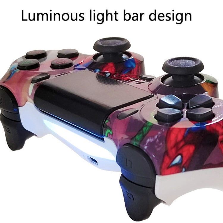 For PS4 Wireless Bluetooth Game Controller With Light Strip Dual Vibration Game Handle(Skeleton) - Gamepads by buy2fix | Online Shopping UK | buy2fix