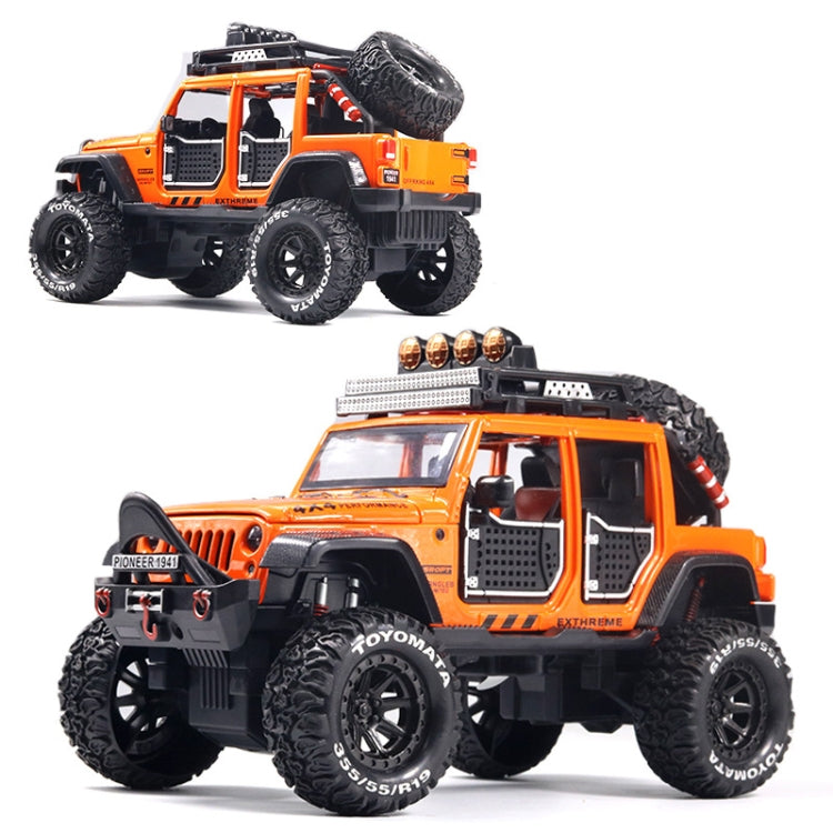 1:24 Simulation Alloy SUV Model Sound and Light Toys for Children(Orange) - Model Toys by buy2fix | Online Shopping UK | buy2fix