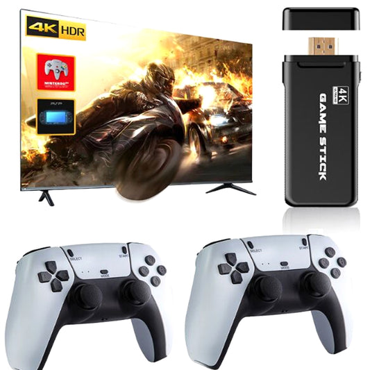 M8 Pro Y3Lite U8 Plus For PS1 2.4G Wireless HDMI HD 4K Dual Game Console 64G 15000+ Games - Pocket Console by buy2fix | Online Shopping UK | buy2fix
