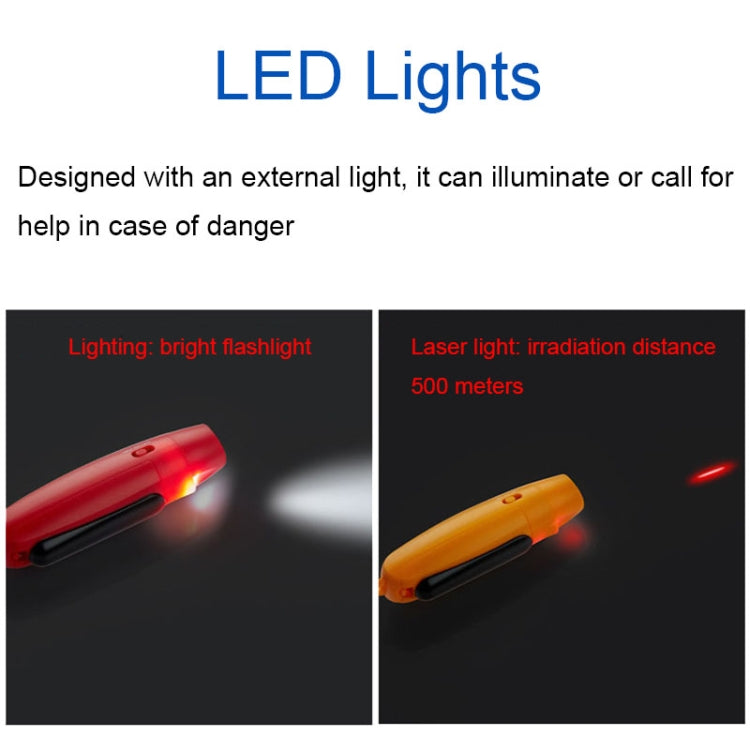 JUNCTION USB Charging High Decibel Traffic Command Outdoor Training Whistle with Lighting Function(Red) - Sporting goods by buy2fix | Online Shopping UK | buy2fix