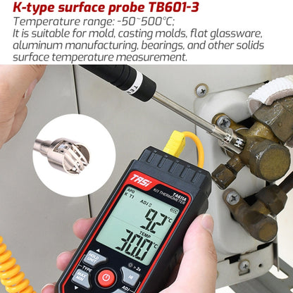 TASI TB601-3 Surface Thermocouple K-Type Probe Use With Thermometer - Thermostat & Thermometer by TASI | Online Shopping UK | buy2fix