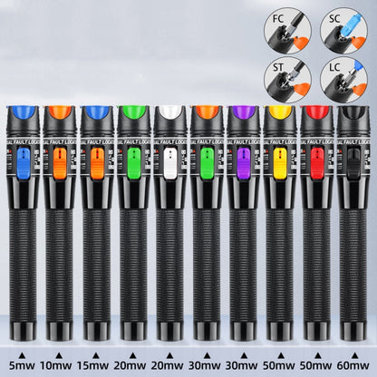 1-60 km Optical Fiber Red Light Pen 5/10/15/20/30/50/60MW Red Light Source Light Pen, Specification: 30mW Purple - Fiber Receiver by buy2fix | Online Shopping UK | buy2fix