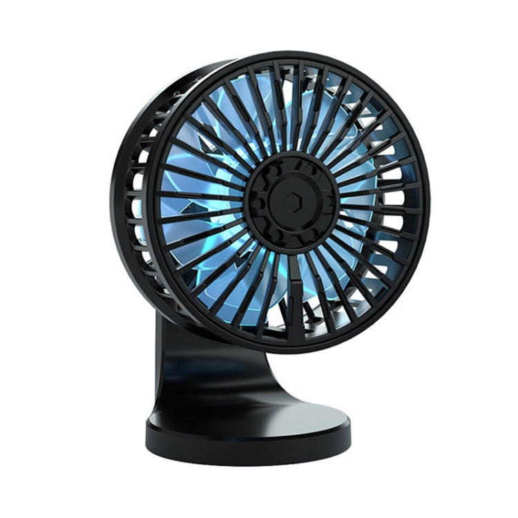 F210 Dual-Engine Car Air Outlet Base Dual-Purpose USB Fan(Black) - Heating & Fans by buy2fix | Online Shopping UK | buy2fix