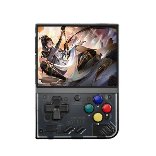 Miyoo Mini Plus 3.5 Inch IPS Screen Retro Handheld Game Console 128GB 28K Games(Transparent Black) - Pocket Console by buy2fix | Online Shopping UK | buy2fix