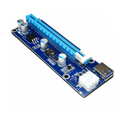 PCE164P-N03 VER006C Mini PCI-E 1X To 16X Riser For Laptop External Image Card, Spec: Blue Board 6pin - Add-on Cards by buy2fix | Online Shopping UK | buy2fix