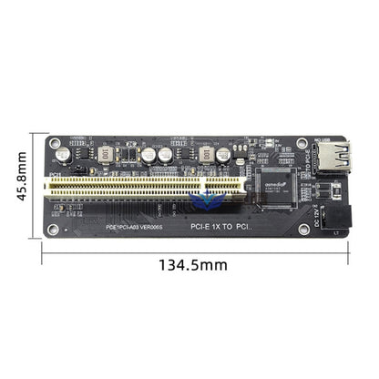 PCI-E 1X To Single PCI With baffle Riser Card Extend Adapter Add Expansion Card For PC Computer - Add-on Cards by buy2fix | Online Shopping UK | buy2fix