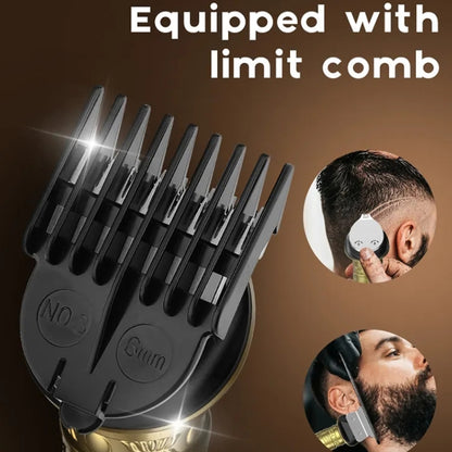 6 In 1 Men Multi-Functional Clipper Metal Body Hair Cutting(Bronze) - Hair Trimmer by buy2fix | Online Shopping UK | buy2fix