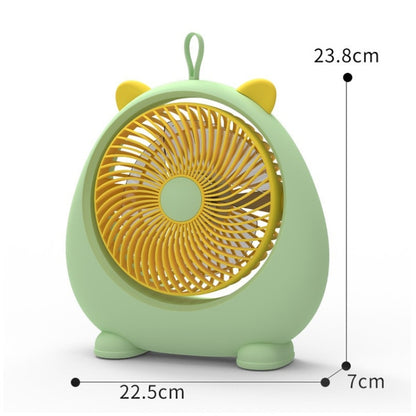 Dormitory Portable Animal Ear Desktop Electric Fan, Style: Directly Inserted Version White - Electric Fans by buy2fix | Online Shopping UK | buy2fix