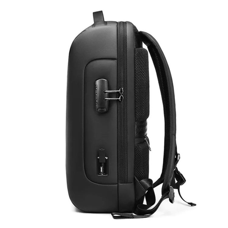 Business Large Capacity Travel Bag Multifunctional Waterproof Laptop Backpack with USB Port(Black) - Backpack by buy2fix | Online Shopping UK | buy2fix