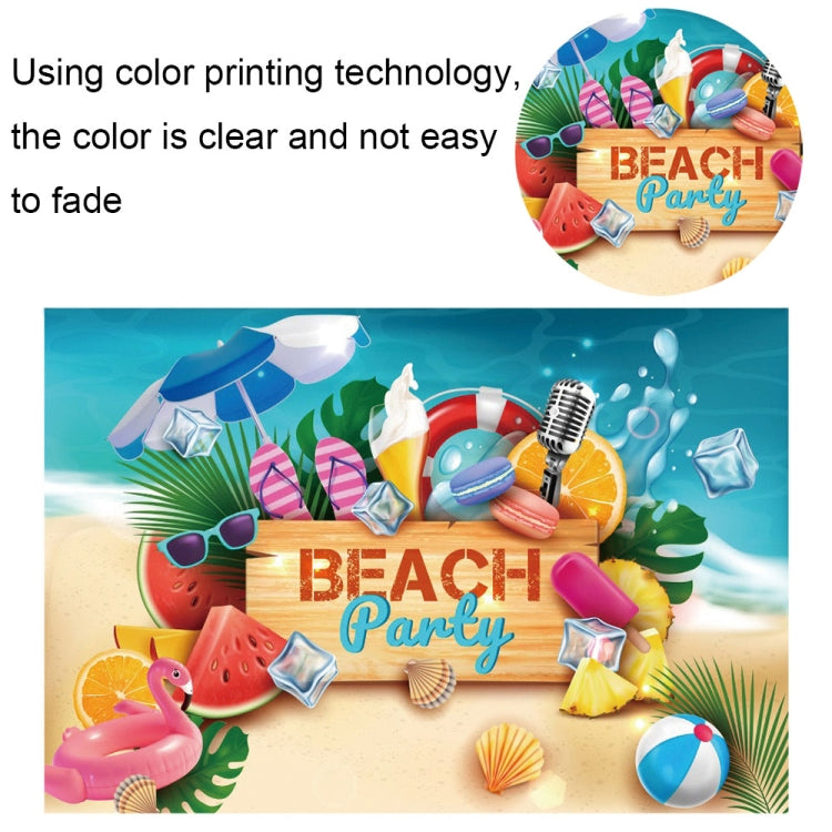 80x120cm Summer Pool Party Decoration Backdrop Swimming Ring Photography Background Cloth(11418894) -  by buy2fix | Online Shopping UK | buy2fix