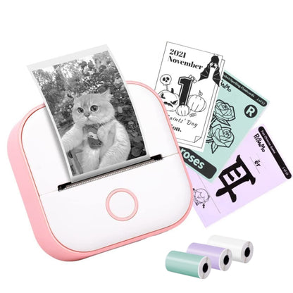 Phomemo T02 Gift Box Phone Bluetooth Mini Printer Photo Thermal Printer Family Student Wrong Question Printer(Pink) - Printer by Phomemo | Online Shopping UK | buy2fix