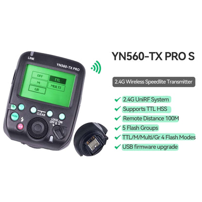 For Sony YONGNUO YN560-TX Pro High-speed Synchronous TTL Trigger Wireless Flash Trigger - Wireless Flash Trigger by YONGNUO | Online Shopping UK | buy2fix