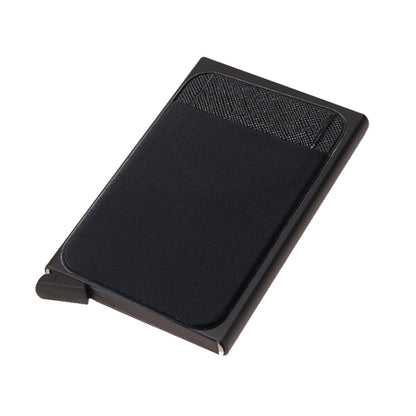 RFID Short Metal Card Case Credit Card Holder Wallet(Black) - Antimagnetic RFID Package by buy2fix | Online Shopping UK | buy2fix