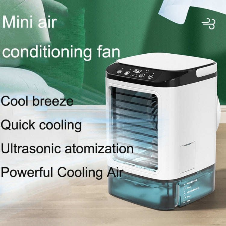 Desktop Mini Cold Air Fan Home Humidifier Dual Spray Air Conditioning Fan With CN Plug - Electric Fans by buy2fix | Online Shopping UK | buy2fix