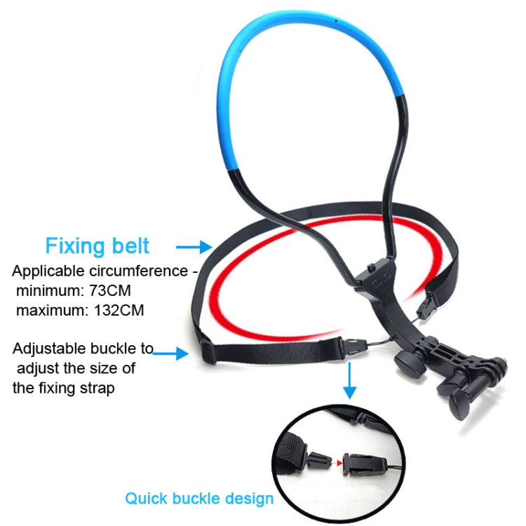 TUYU Camera Neck Holder Mobile Phone Chest Strap Mount  For Video Shooting//POV, Spec: With Phone Clip (Black) - Stand by buy2fix | Online Shopping UK | buy2fix