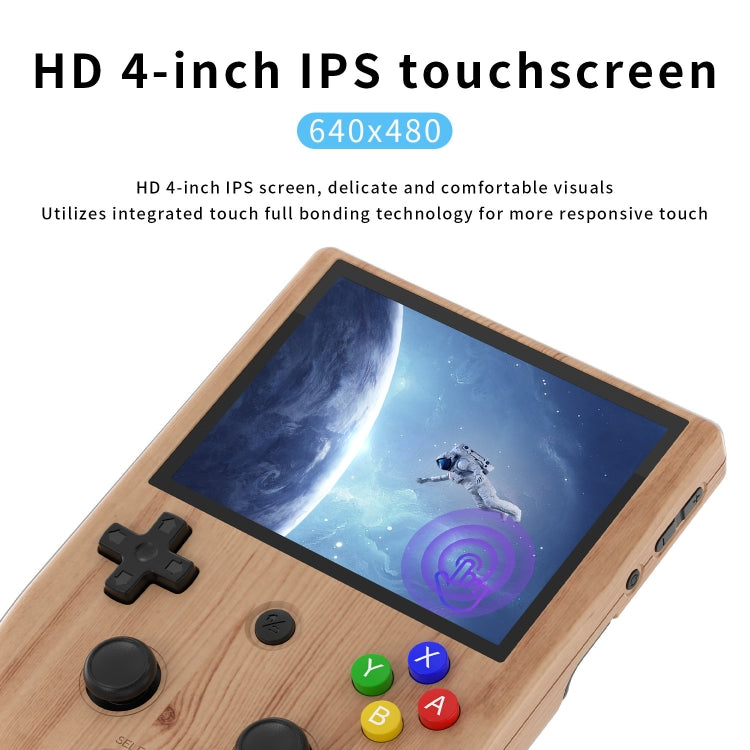 ANBERNIC RG405V 4+256G 20000+ Games Handheld Game Console 4-Inch IPS Screen Android 12 System T618 64-Bit Game Player(Wood Grain) - Pocket Console by ANBERNIC | Online Shopping UK | buy2fix