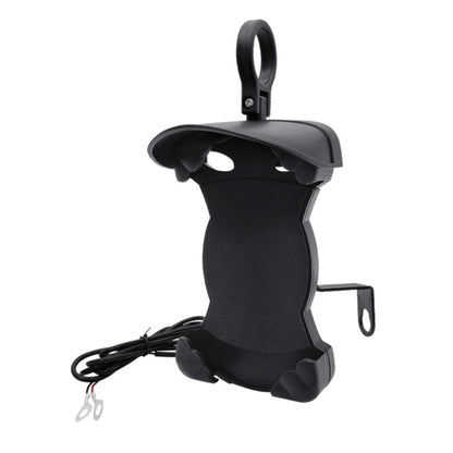 Motorcycle Sunshade Rainproof Mobile Phone Holder, Shape: Charging Mirror Holder 5V-3.1A - Holder by buy2fix | Online Shopping UK | buy2fix