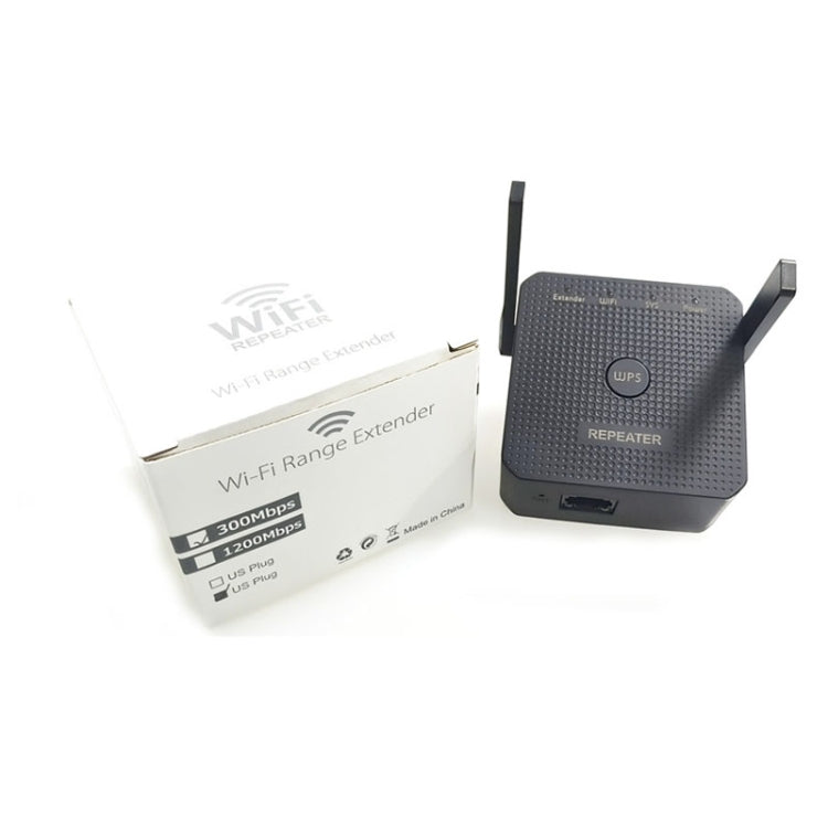 2.4G 300M Wifi Repeater Wifi Extender Wifi Amplifier With 1 LAN Port US Plug - Broadband Amplifiers by buy2fix | Online Shopping UK | buy2fix
