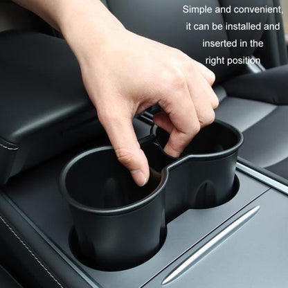 For Tesla Model 3/Y Central Control Instrument Panel Water Cup Limiter Water Cup Holder(Black) - Stowing Tidying by buy2fix | Online Shopping UK | buy2fix