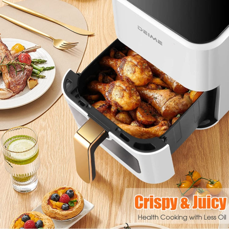 DEIME 4.2 L Visual Air Fryer Home Oil-Free Electrical Fryer, US Plug - Electric Deep Fryers by DEIME | Online Shopping UK | buy2fix