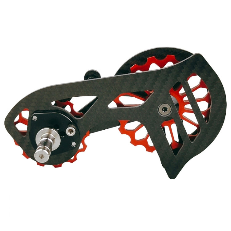 Carbon Fiber Guide Wheel For Road Bike Bicycle Bearing Rear Derailleur Guide Wheel Parts, Model Number: SD3 Red - Guide wheels by BIKERSAY | Online Shopping UK | buy2fix