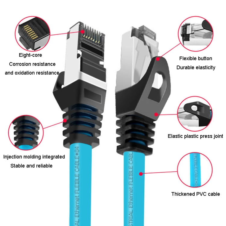 20m CAT5 Double Shielded Gigabit Industrial Ethernet Cable High Speed Broadband Cable - Lan Cable and Tools by buy2fix | Online Shopping UK | buy2fix