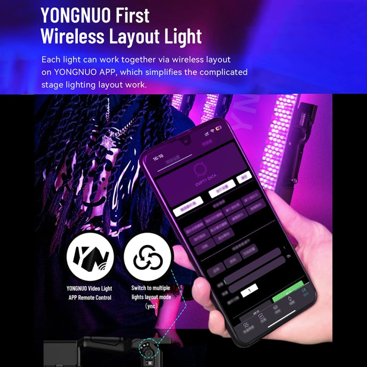 YONGNUO YN360IV 480 LEDs RGB APP Controlled Photography Fill Light, Spec: Standard+Adapter -  by YONGNUO | Online Shopping UK | buy2fix