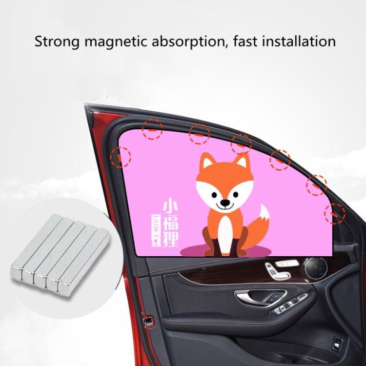 Car Cartoon Magnetic Sunshade Sunscreen Telescopic Collapsible Sunshield, Size:Co-pilot(Underwater World) - Window Foils & Solar Protection by buy2fix | Online Shopping UK | buy2fix