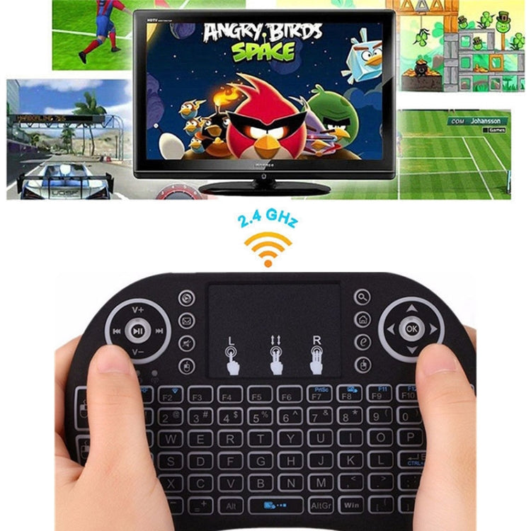 Support Language: Thai i8 Air Mouse Wireless Keyboard with Touchpad for Android TV Box & Smart TV & PC Tablet & Xbox360 & PS3 & HTPC/IPTV - MINI PC Accessories & Gadgets by buy2fix | Online Shopping UK | buy2fix